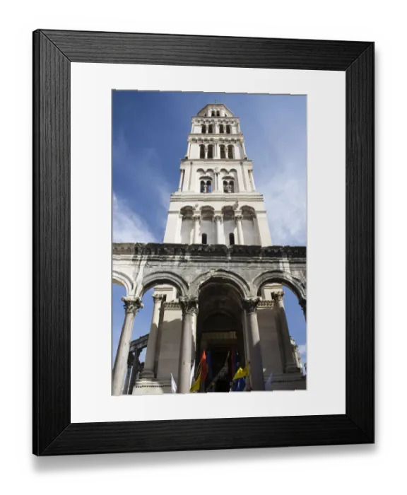 Framed Print : The belfry of the Cathedral of St. Domnius Framed Print : The belfry of the Cathedral of St. Domnius