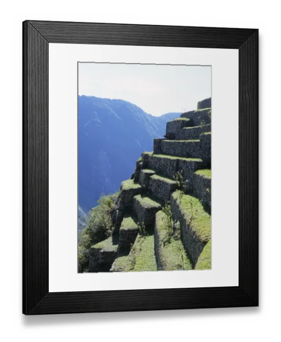 Framed Print : Scenic View of the Ancient Inca Ruins Framed Print : Scenic View of the Ancient Inca Ruins