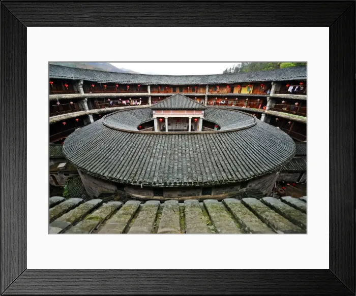 Framed Print : Fujian Tulou in World Heritage site Framed Print : Fujian Tulou in World Heritage site