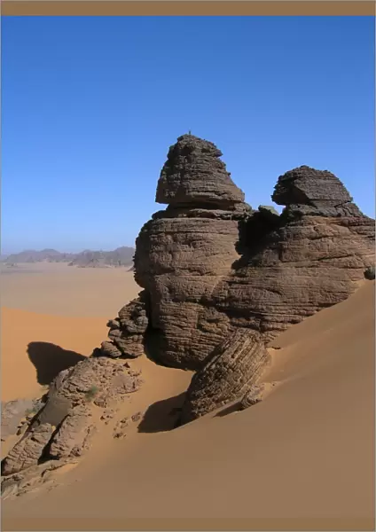 Rocky Outcrops in the Sahara
