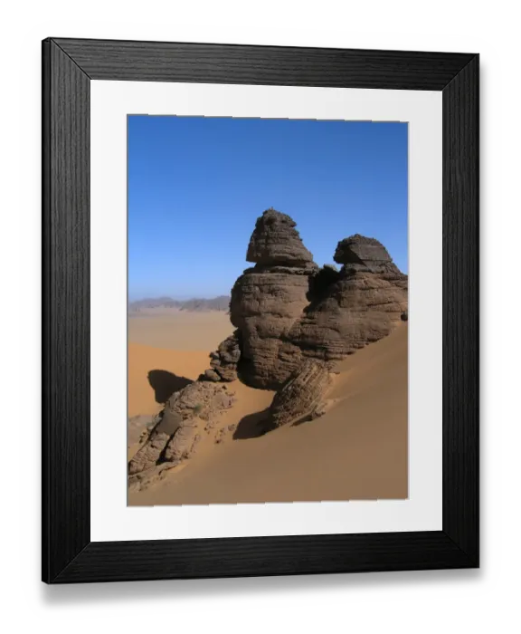 Framed Print : Rocky Outcrops in the Sahara Framed Print : Rocky Outcrops in the Sahara