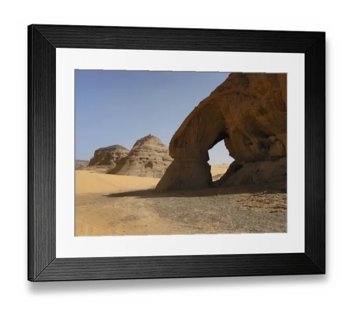 Framed Print : Tine Lopo Rock Arch in the Sahara Desert Framed Print : Tine Lopo Rock Arch in the Sahara Desert