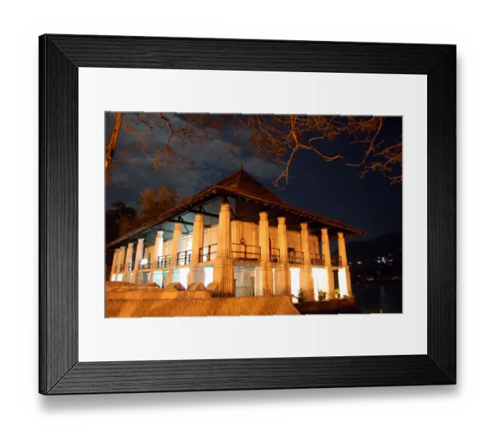 Framed Print : Kandy by night Framed Print : Kandy by night