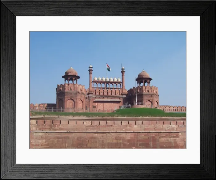 Framed Print : Lal Quila. Red Fort in New Delhi