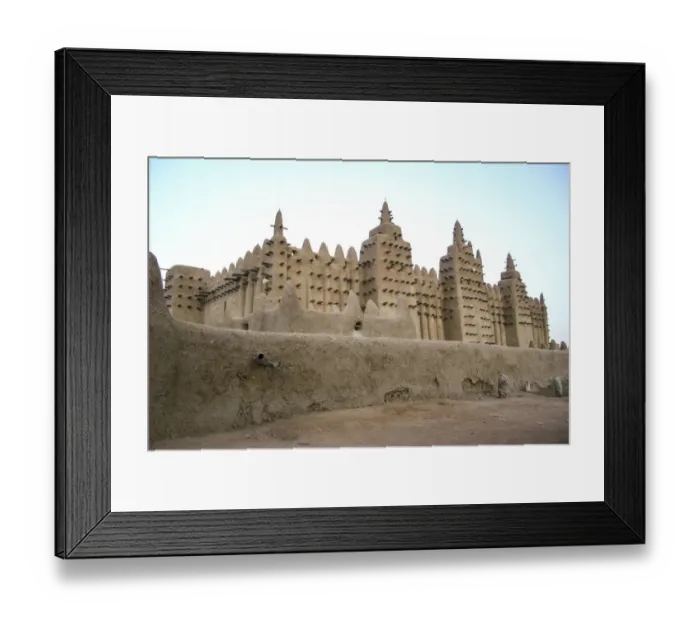 Framed Print : Great mosque of Djenne Framed Print : Great mosque of Djenne