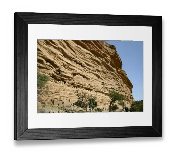 Framed Print : Village of Banani under the Bandiagara Escarpment Framed Print : Village of Banani under the Bandiagara Escarpment