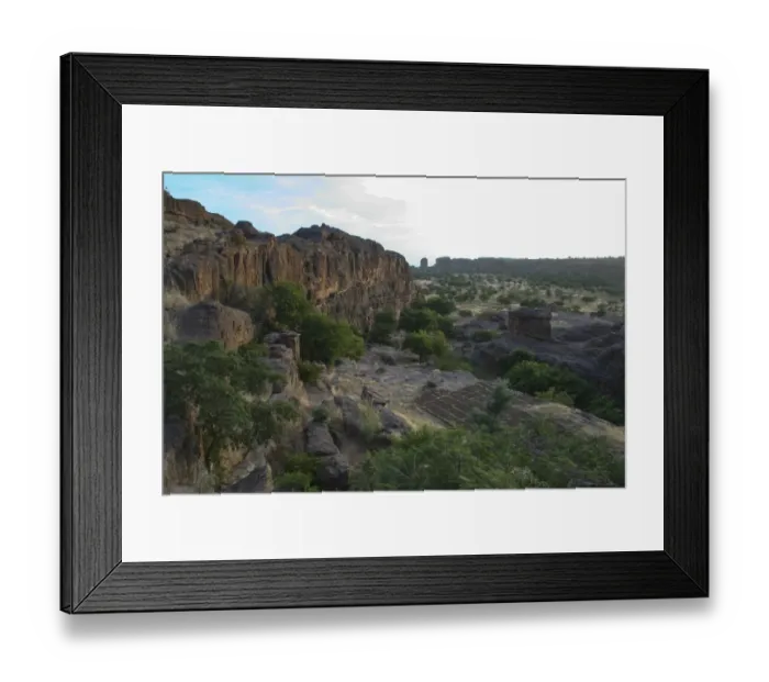 Framed Print : Top of Bandiagara Escarpment Framed Print : Top of Bandiagara Escarpment