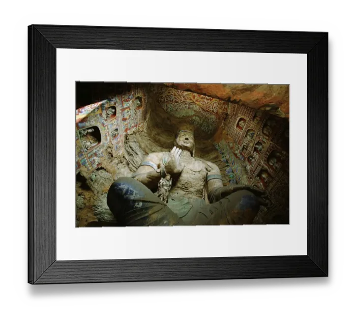 Framed Print : Yungang Grottoes, Shanxi, China Framed Print : Yungang Grottoes, Shanxi, China