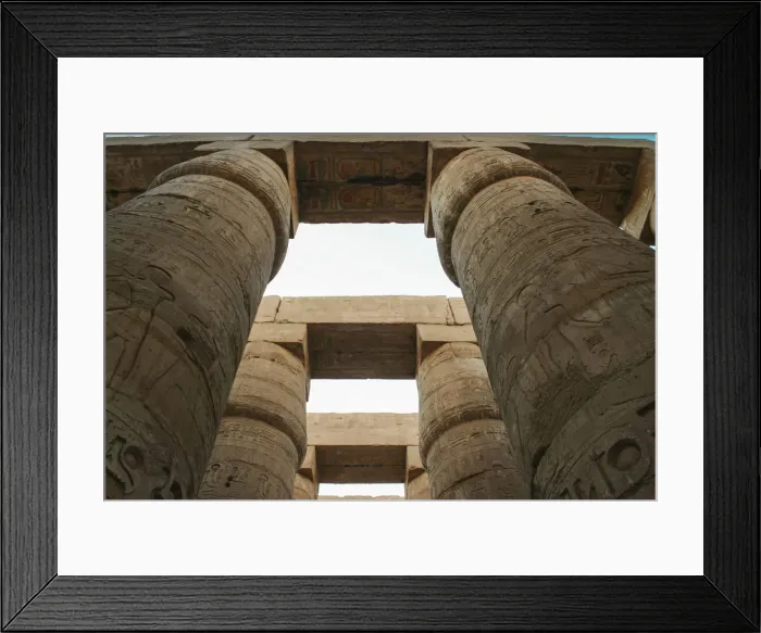 Framed Print : Column with hieroglyphs in Philae Temple Framed Print : Column with hieroglyphs in Philae Temple