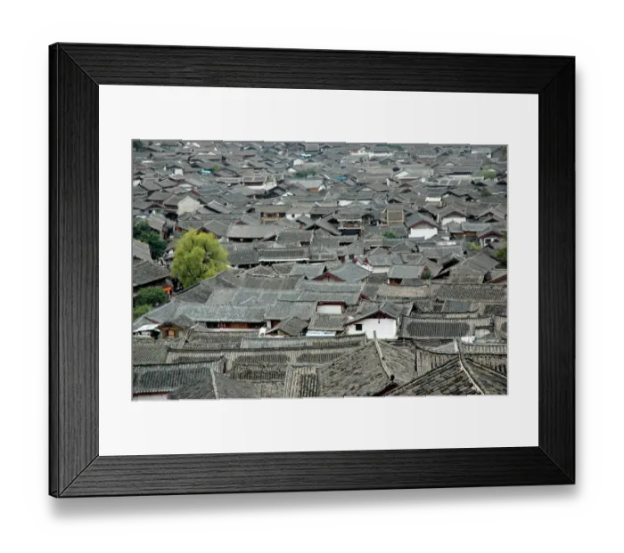 Framed Print : Chinese Ancient Town Framed Print : Chinese Ancient Town