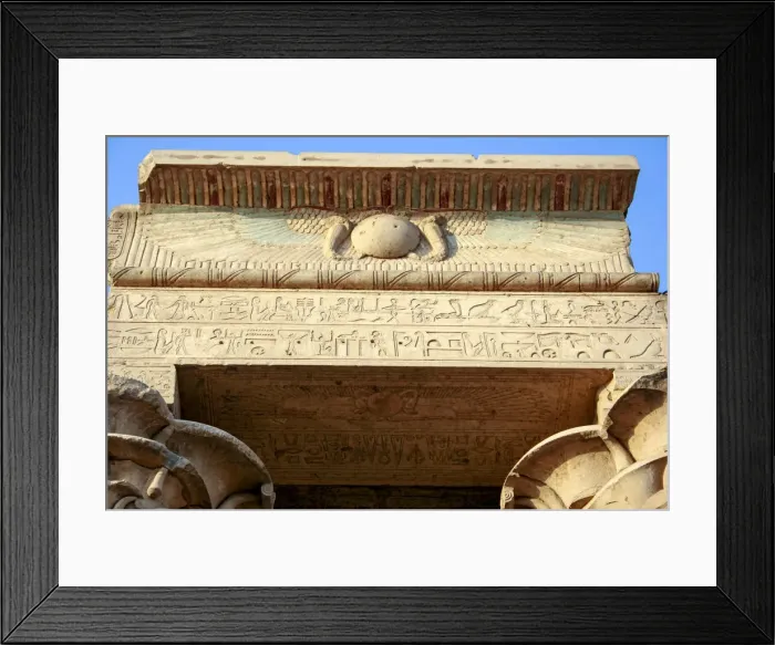 Framed Print : Hieroglyphics in the Temple of Isis Framed Print : Hieroglyphics in the Temple of Isis