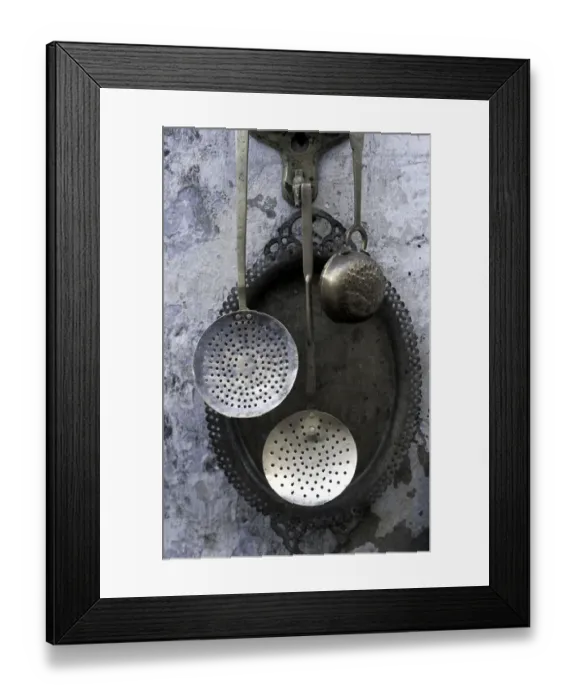 Framed Print : Zanzibar, Unguja Island, Stone Town, utensils Framed Print : Zanzibar, Unguja Island, Stone Town, utensils