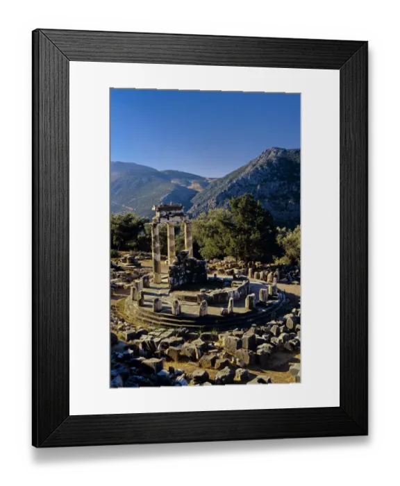 Framed Print : Temple of Athena Delphi Greece Framed Print : Temple of Athena Delphi Greece