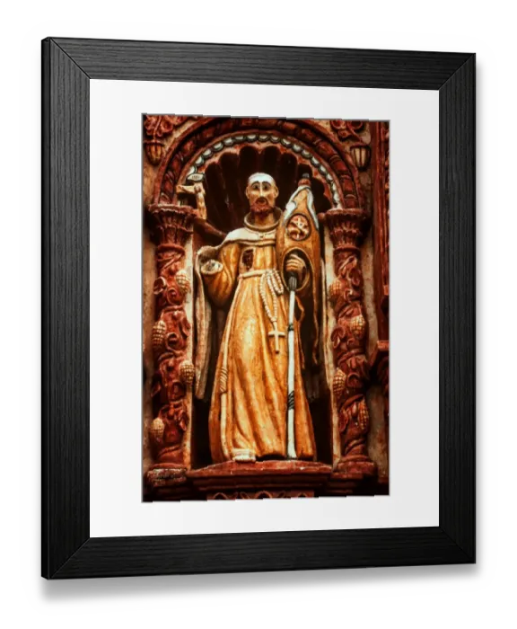 Framed Print : Santa MarAia del Agua de Landa, mission Framed Print : Santa MarAia del Agua de Landa, mission