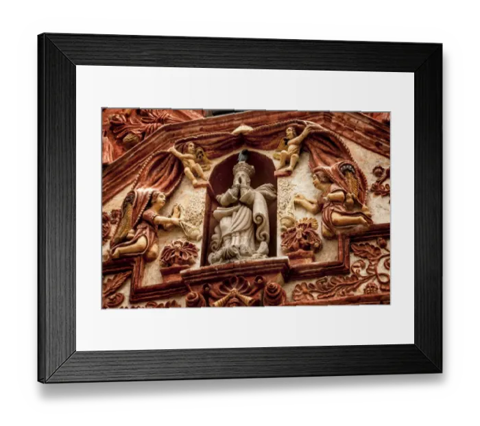 Framed Print : Santa MarAia del Agua de Landa, mission