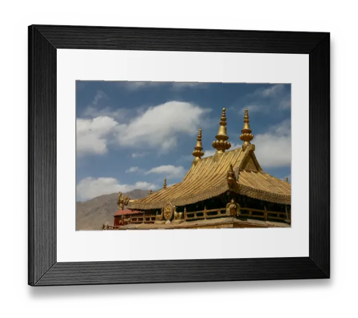 Framed Print : Tibetan Temple
