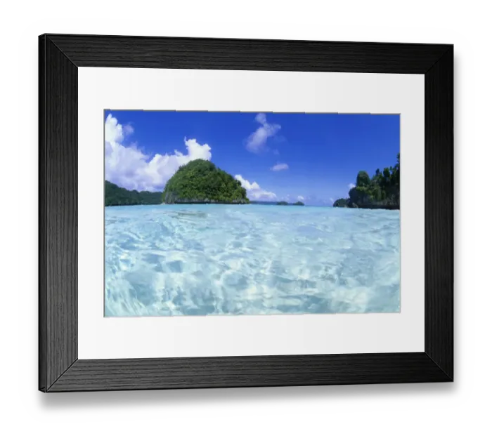 Framed Print : Rock Islands, Palau, Micronesia