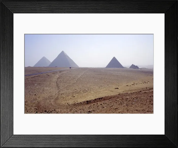 Framed Print : Giza Pyramids Framed Print : Giza Pyramids