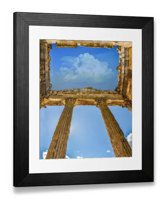 Framed Print : The Roman Ruins Of Dougga Framed Print : The Roman Ruins Of Dougga