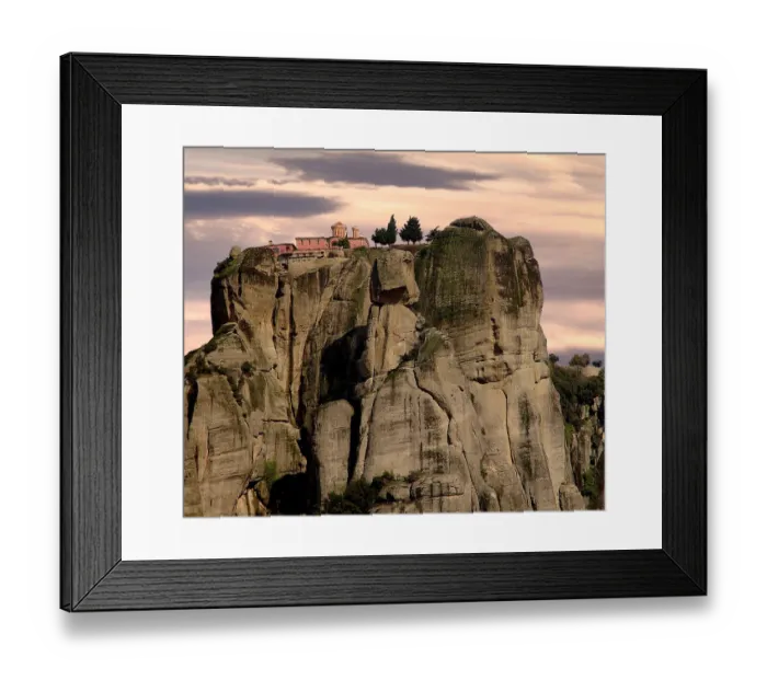 Framed Print : Agia Triada Monastery (Greece, Meteora) Framed Print : Agia Triada Monastery (Greece, Meteora)