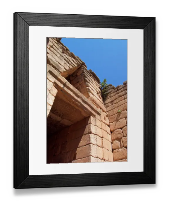 Framed Print : The Treasury of Atreus in Mycenae, 13th century BC Framed Print : The Treasury of Atreus in Mycenae, 13th century BC