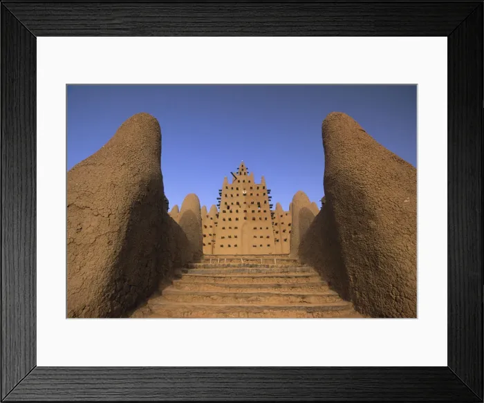 Framed Print : Djenne Mosque, Djenne, Mali, Africa Framed Print : Djenne Mosque, Djenne, Mali, Africa