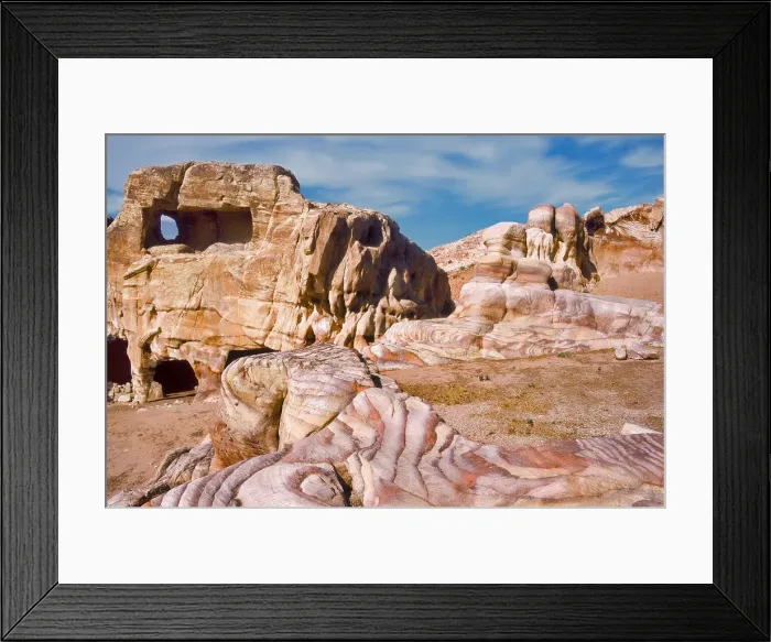 Framed Print : The Colours of Petra Framed Print : The Colours of Petra