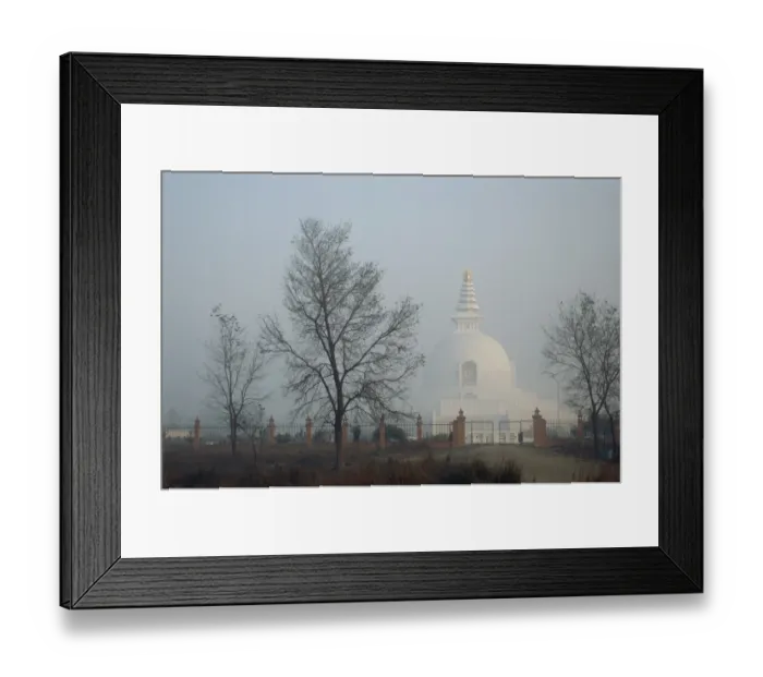 Framed Print : Lumbini stupa Framed Print : Lumbini stupa