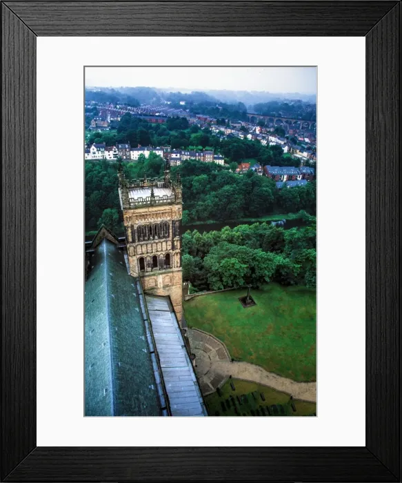 Framed Print : Durham. We see The Norman Cathedral on this images in Durham Framed Print : Durham. We see The Norman Cathedral on this images in Durham