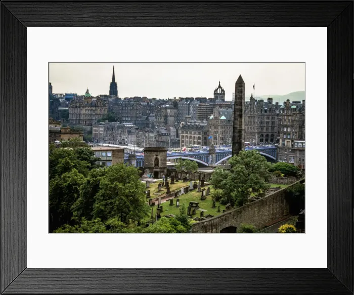 Framed Print : Old Calton Burial Ground, Edinburgh Framed Print : Old Calton Burial Ground, Edinburgh