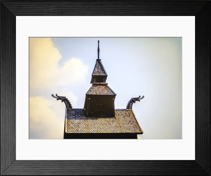 Framed Print : Stave Church, Norwegian Wood Framed Print : Stave Church, Norwegian Wood