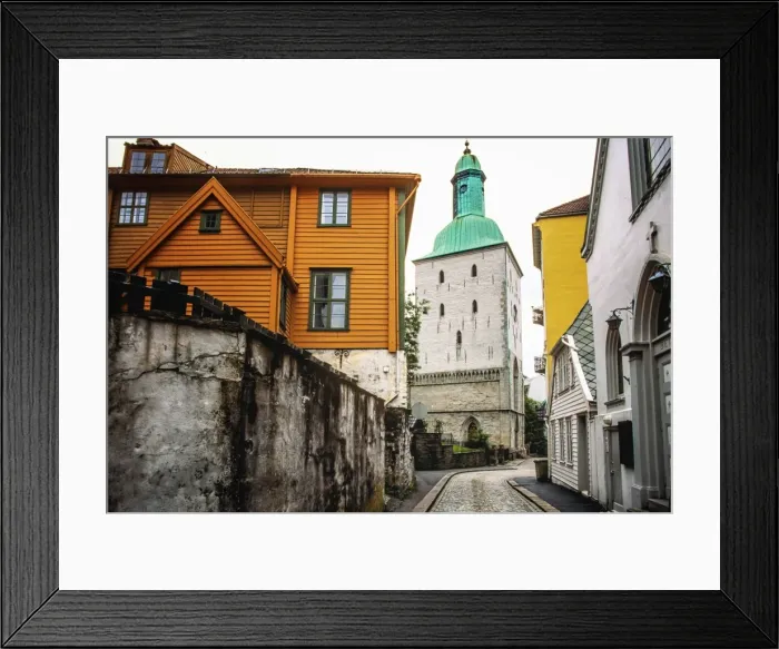 Framed Print : Bergen Cathedral Framed Print : Bergen Cathedral