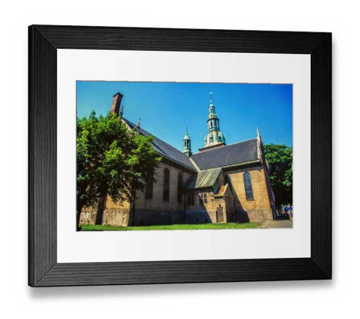 Framed Print : Oslo Cathedral Framed Print : Oslo Cathedral