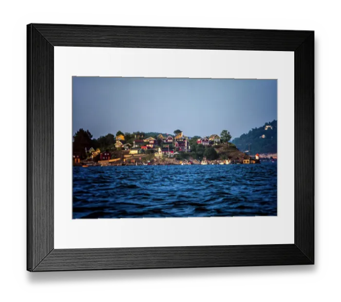 Framed Print : Nakholmen island in front of Oslo