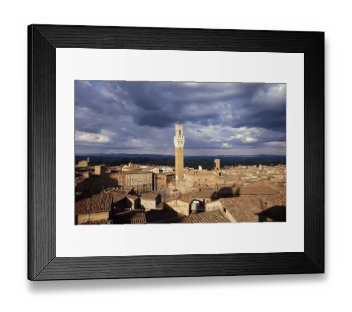 Framed Print : View of Siena