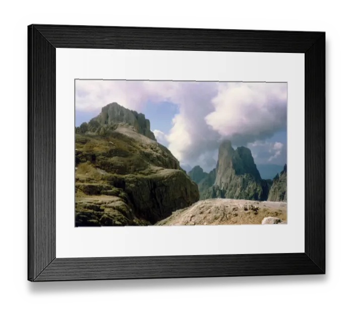 Framed Print : Peaks of Dolomites Framed Print : Peaks of Dolomites