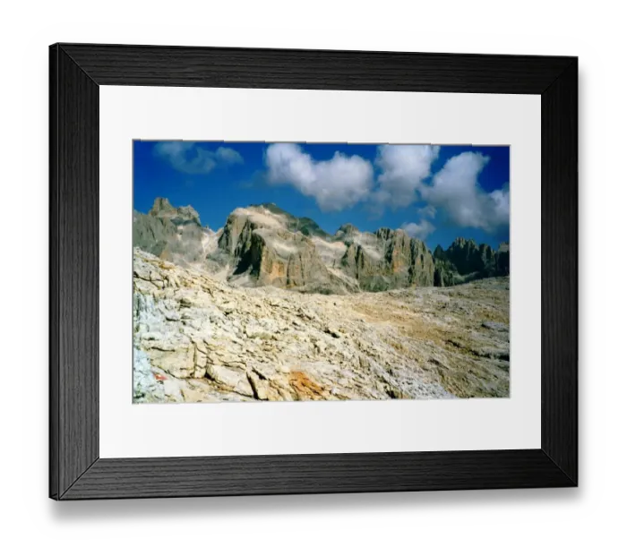 Framed Print : Typical landscape of Dolomites Framed Print : Typical landscape of Dolomites