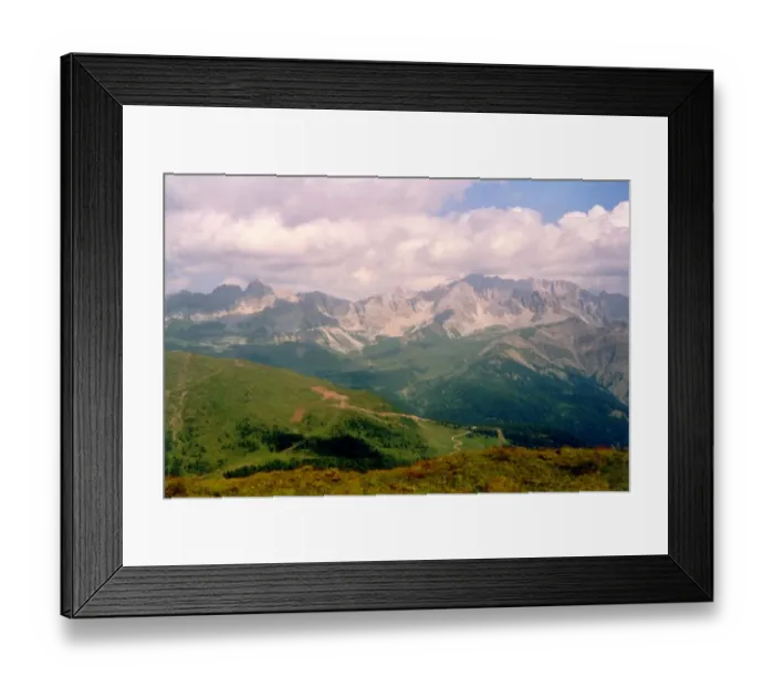 Framed Print : View of Marmolada mountain in Italy Framed Print : View of Marmolada mountain in Italy