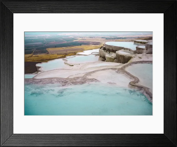 Framed Print : Pamukkale in 1988 Framed Print : Pamukkale in 1988