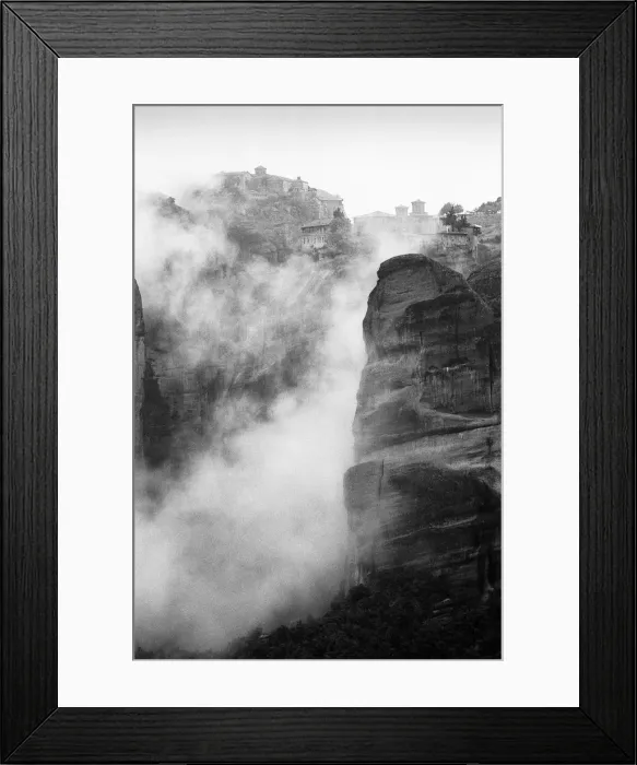 Framed Print : Great Meteoron and Varlaam monasteries Framed Print : Great Meteoron and Varlaam monasteries