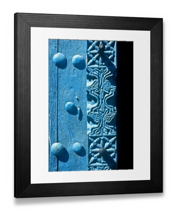 Framed Print : Carved wooden doors in Stone Town Framed Print : Carved wooden doors in Stone Town
