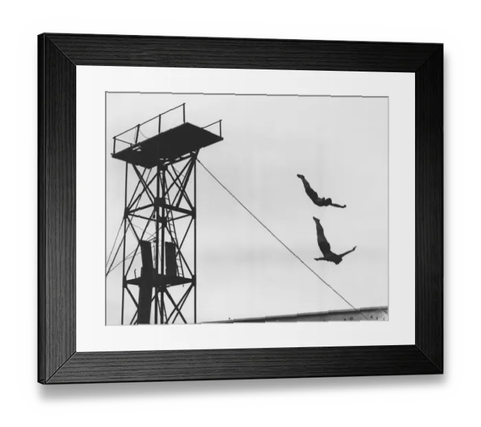 Framed Print : Olympic Diving
