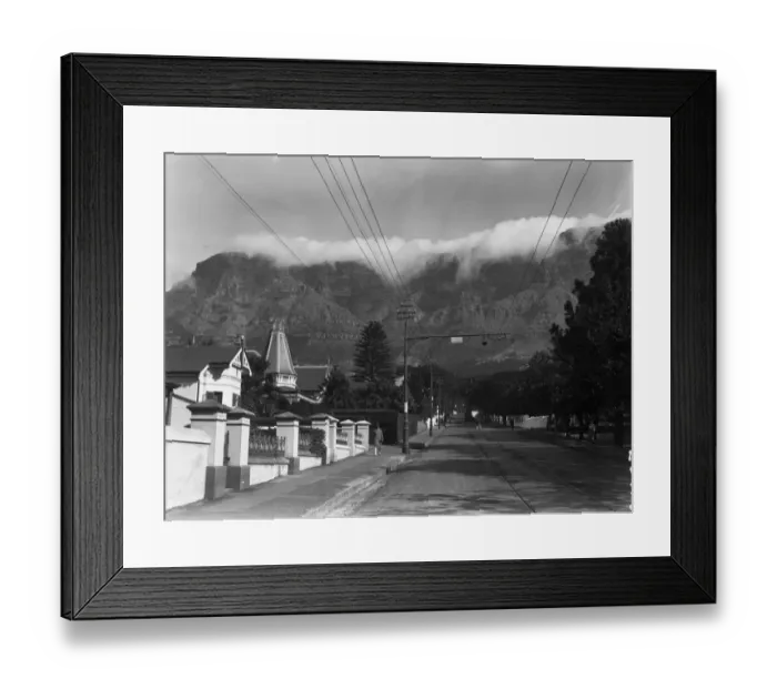 Framed Print : Cape Town. A street in Cape Town, South Africa Framed Print : Cape Town. A street in Cape Town, South Africa