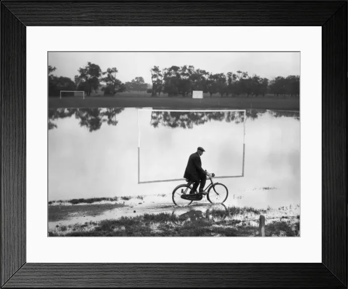 Framed Print : Flooded Pitch Framed Print : Flooded Pitch