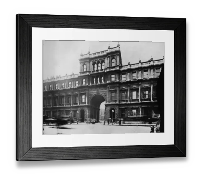 Framed Print : Burlington House Framed Print : Burlington House