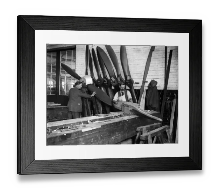 Framed Print : Shaping Propellers
