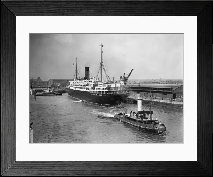 Framed Print : SS Laconia Framed Print : SS Laconia