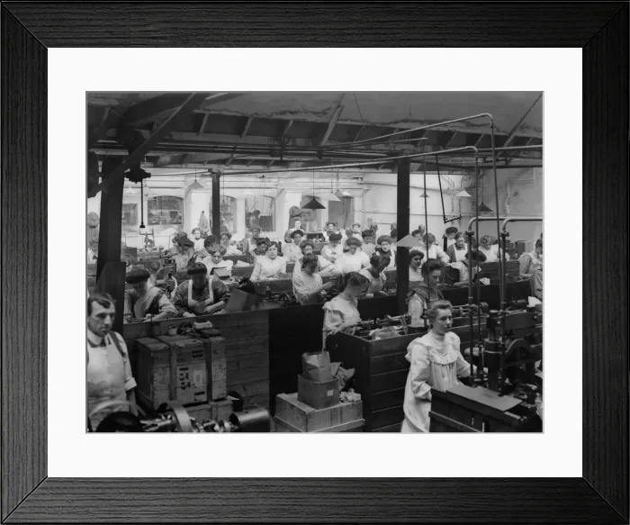Framed Print : Production Line Framed Print : Production Line