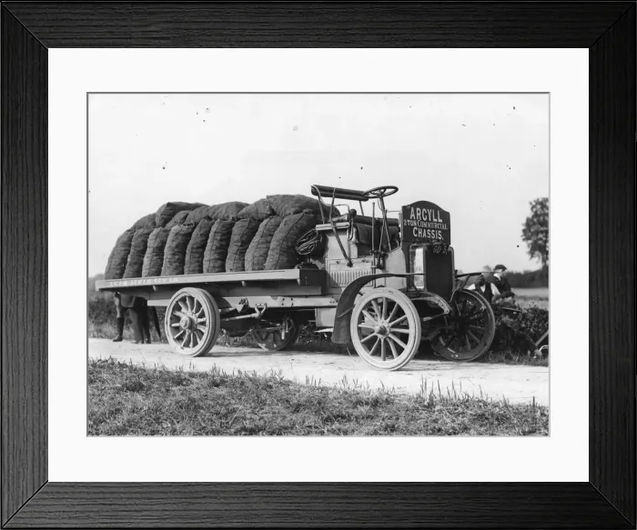 Framed Print : Potato Lorry