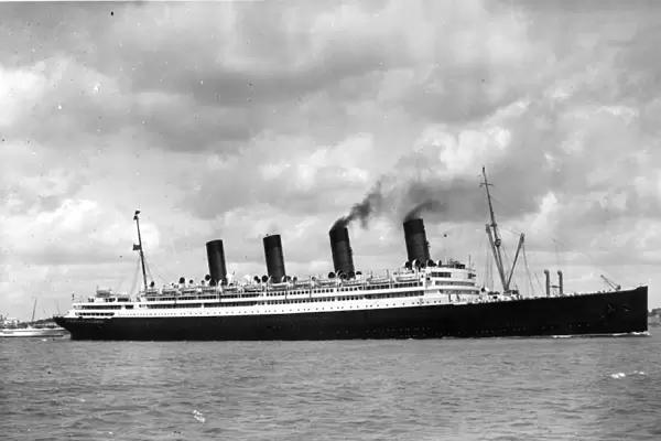 Cunard Ocean Liner RMS Aquitania